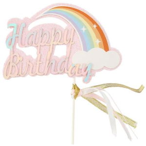 HB Tag - Glitter Rainbow (Blue/Pink)